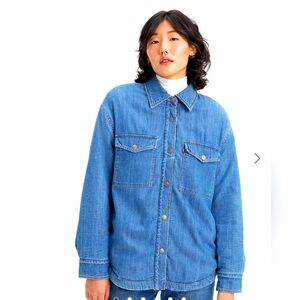 Women’s Levi’s nola shirt jacket size M NWT